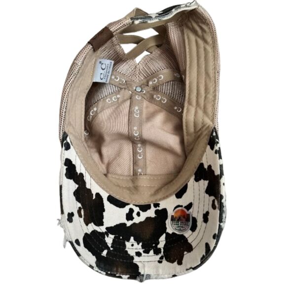C.C. Exclusives Cowgirl Couture Cattle Ranch Rugged Western Woman's Ballcap - Picture 2 of 5